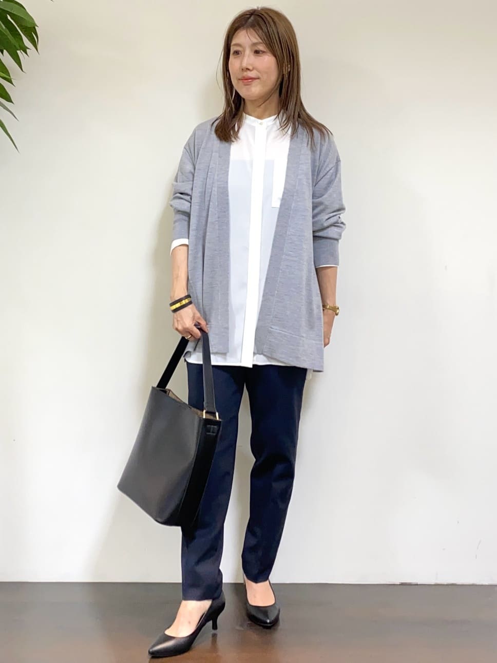 tomoさんの「UNTITLED｜【日本製・本革】Comfit Dresser Pumps（コンフィットドレッサーパンプス）」を使ったコーディネート