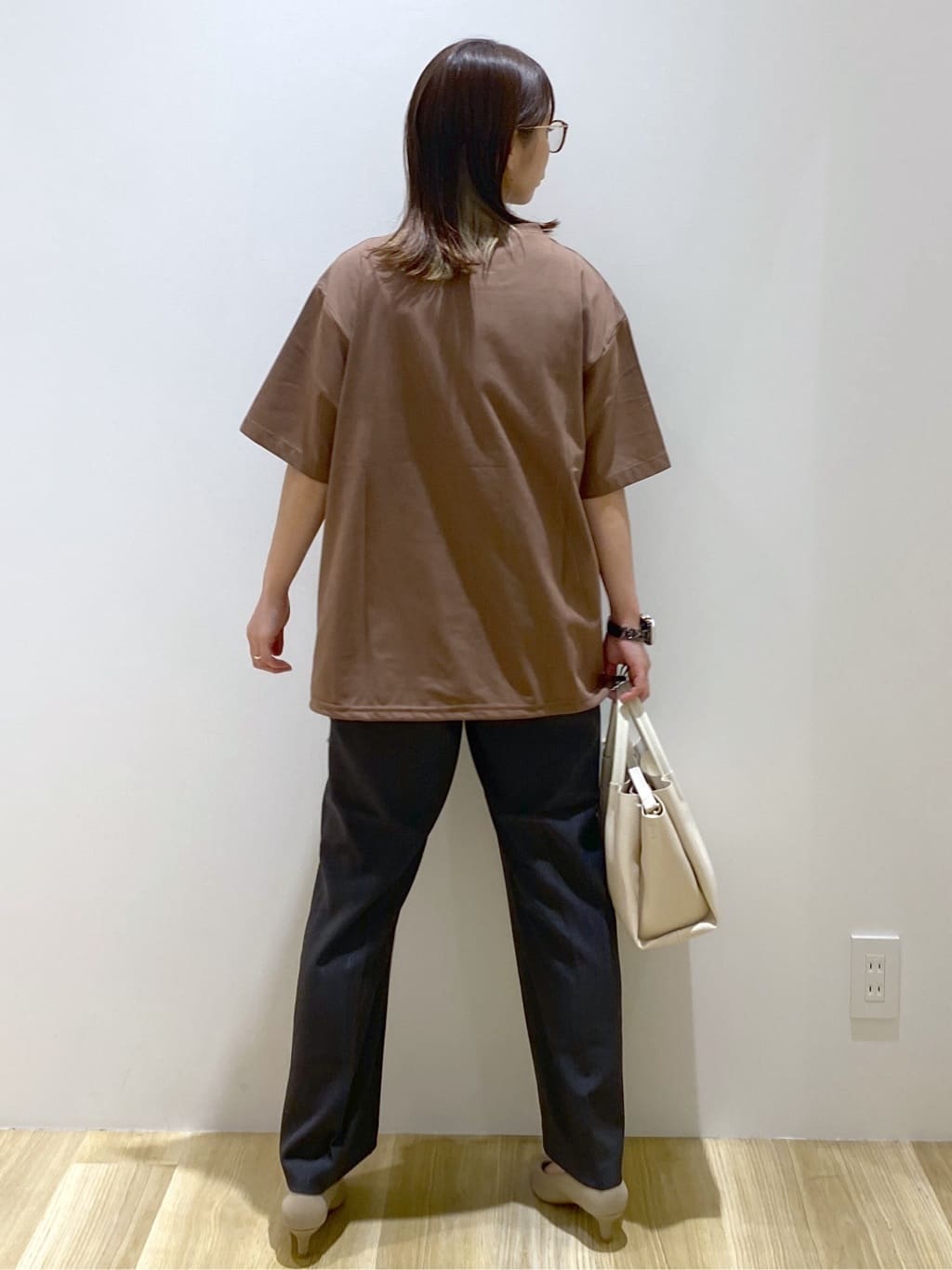 えりさんの「OPAQUE.CLIP｜ストレッチバギーデニム【洗濯機洗い可】《SS～LL》」を使ったコーディネート
