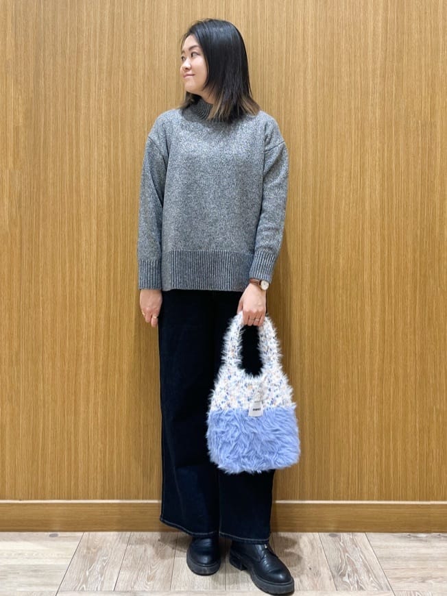 aさんの「OPAQUE.CLIP｜カシミヤブレンドウールミドルピーコート」を使ったコーディネート