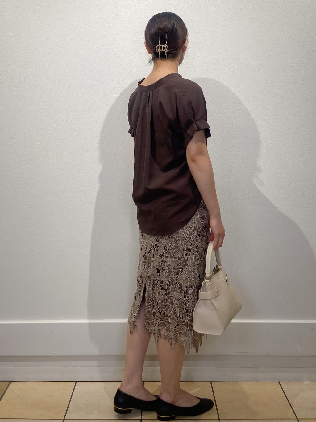kimiさんの「index｜《7色展開／XS-LLサイズ》タックスリーブスキッパーブラウス【洗濯機洗い可／吸水速乾／抗ピル／防シ」を使ったコーディネート