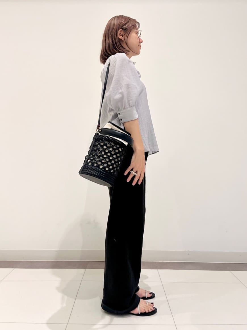 Reecoさんの「DRESSTERIOR｜◆【otonaMUSE5月号掲載/3WAY】メッシュ＆キャンバス バケツBAG」を使ったコーディネート