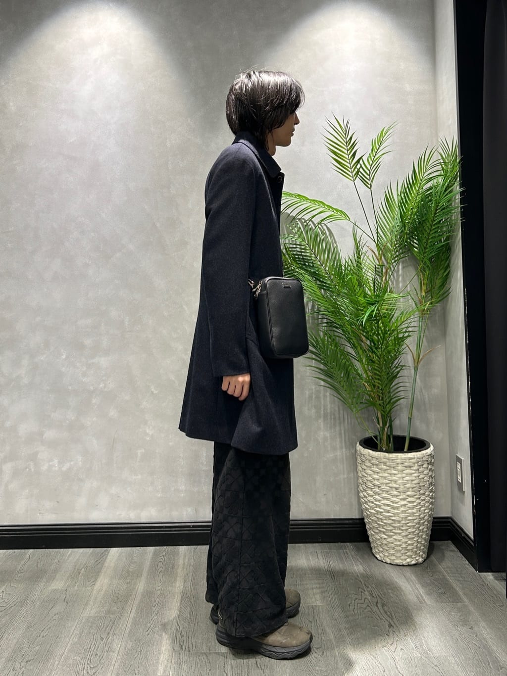 ruiさんの「TAKEO KIKUCHI｜カシミヤブレンド ビーバー調ステンカラーコート」を使ったコーディネート