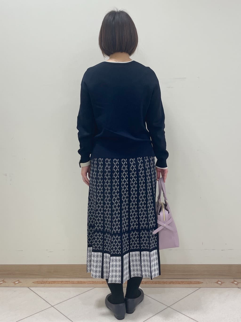 hanaさんの「Reflect｜◆【WEB限定カラーあり／セットアップ可】ダブルジャカードニット」を使ったコーディネート