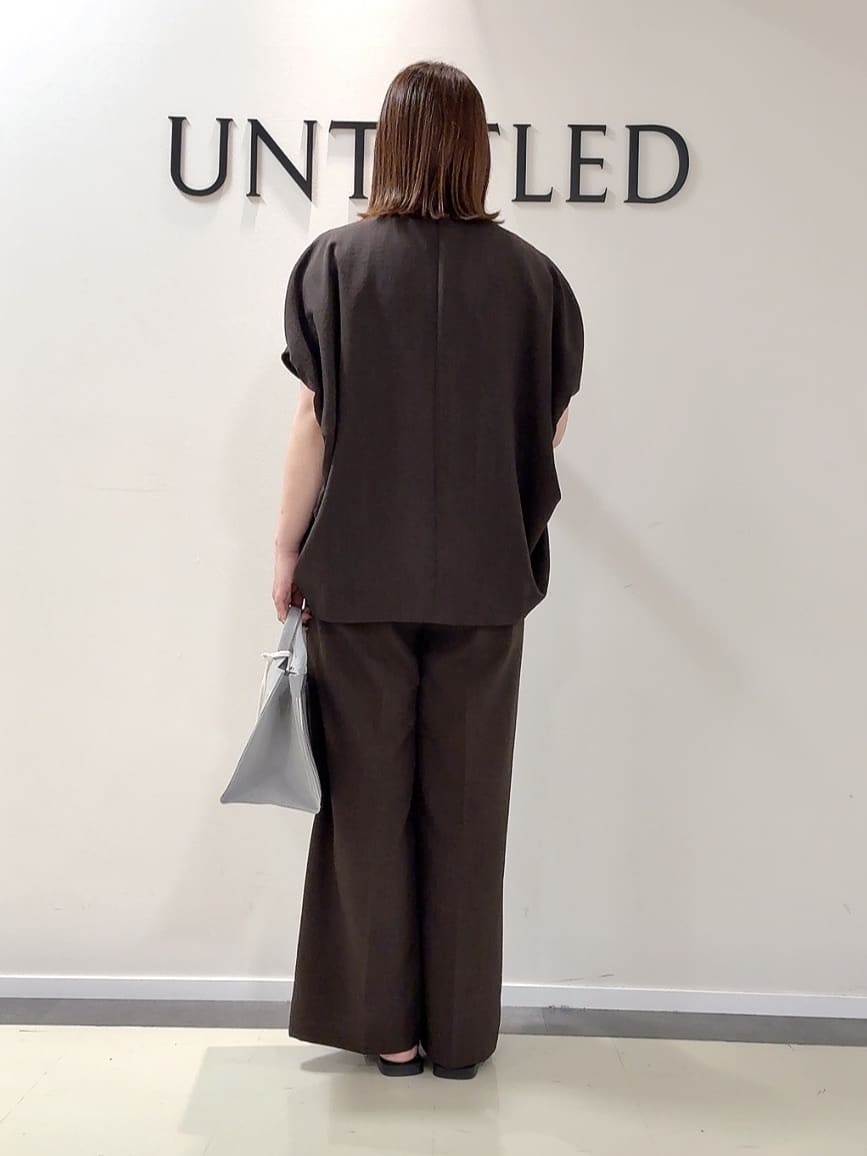 YUIさんの「UNTITLED｜【手洗い可】マルチストライプニットバッグ」を使ったコーディネート
