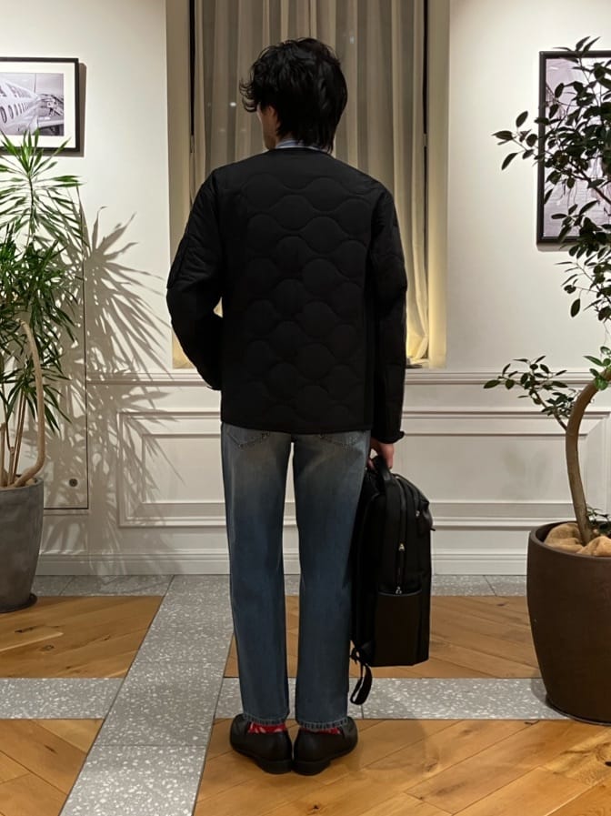 junyaさんの「DRESSTERIOR｜◆【Safari5月号掲載】10．6oz コンフォートワイドデニムパンツ」を使ったコーディネート