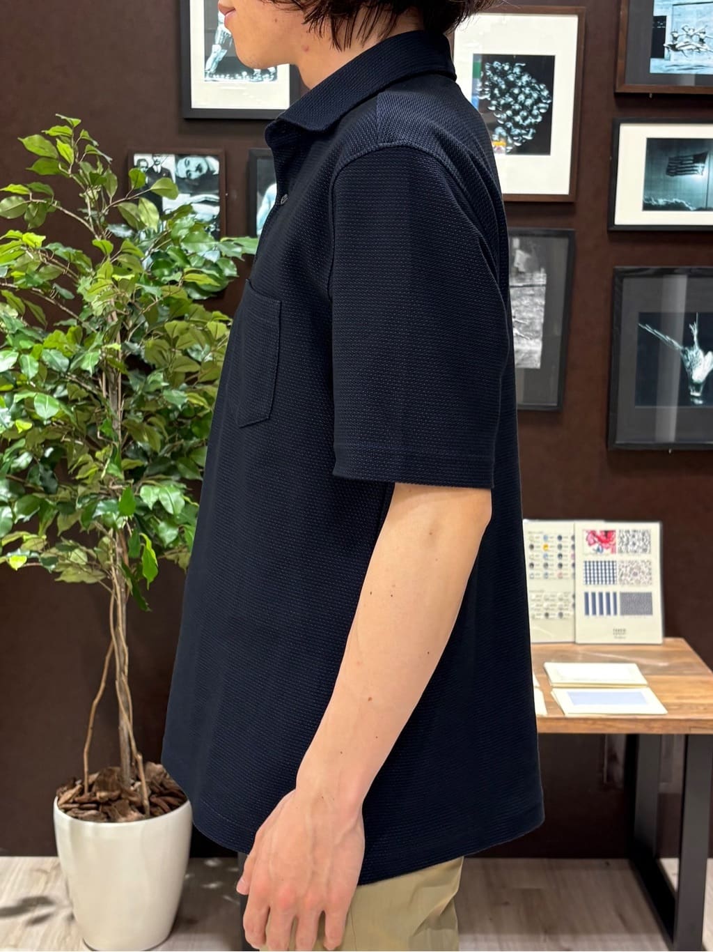 Kaiさんの「TAKEO KIKUCHI｜【抗菌防臭／9色5サイズ展開】ハニカムメランジ ポロシャツ」を使ったコーディネート