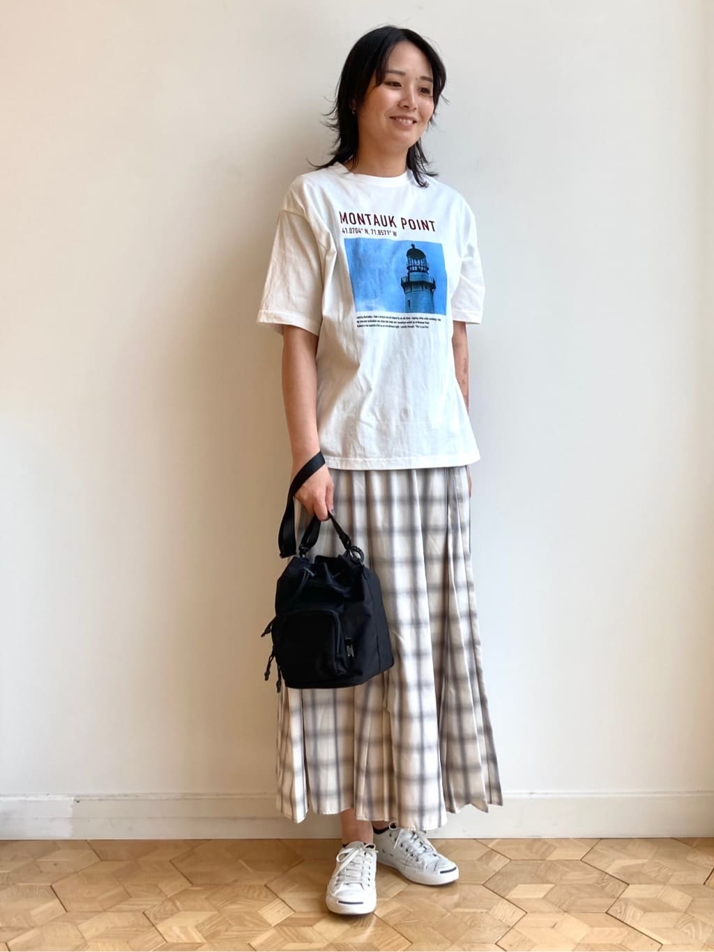 nakagawaさんの「Dessin｜【ユニセックス・洗える】オーガニックコットンロゴ入りTシャツ」を使ったコーディネート