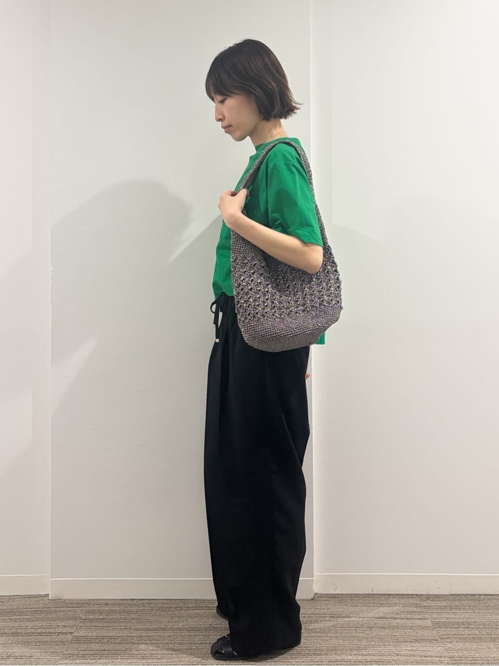 kumiさんの「OPAQUE.CLIP｜◆バックフレアショートTシャツ【洗濯機洗い可】」を使ったコーディネート