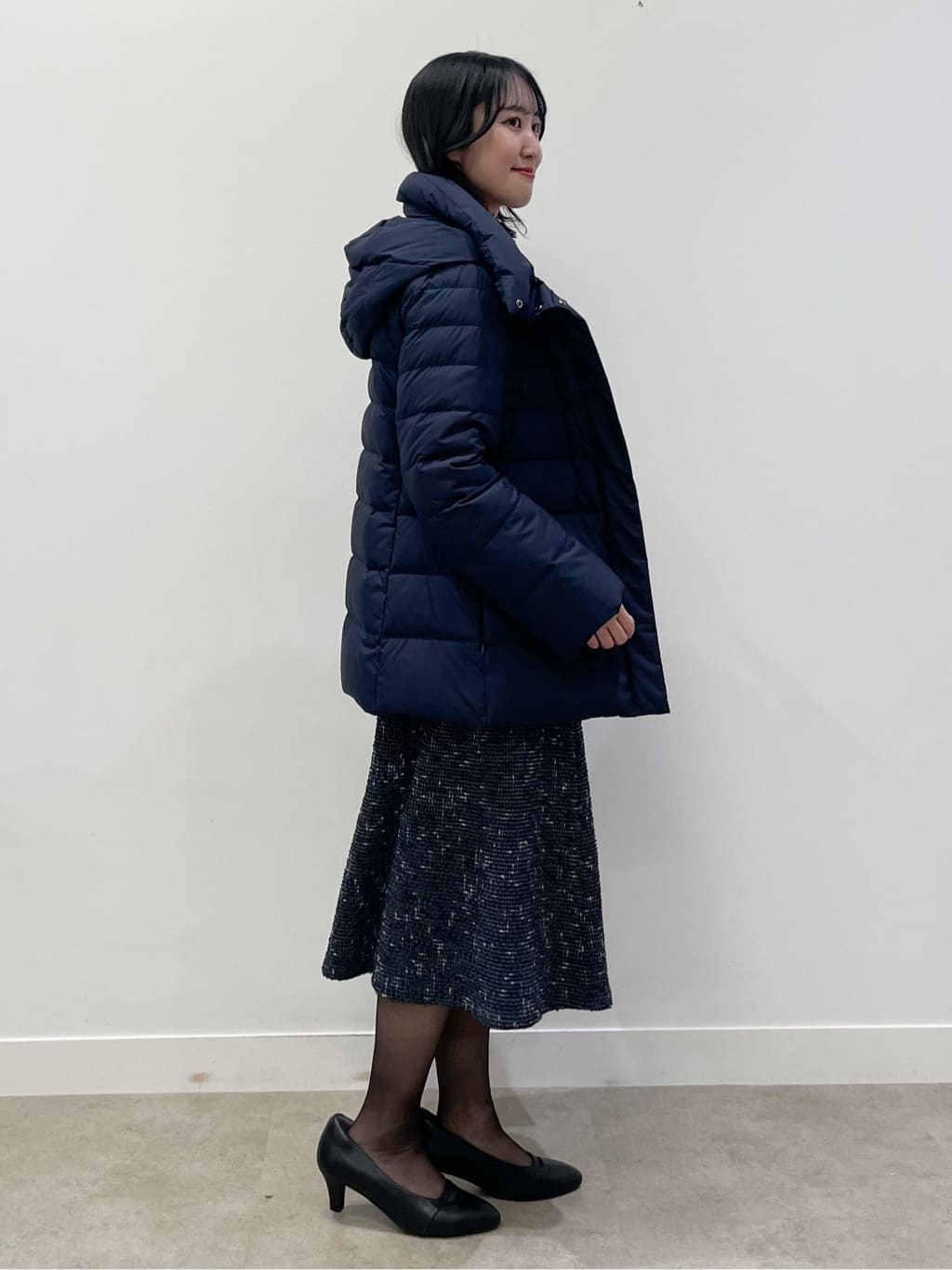 yukariさんの「Reflect｜【SS-4Lサイズ】フーデッドミドルダウンコート」を使ったコーディネート