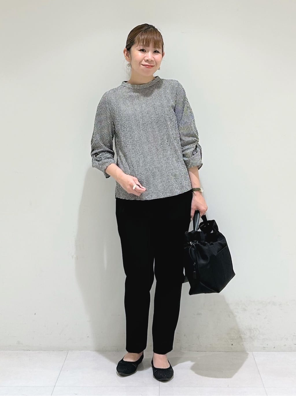 tsuyuさんの「INDIVI｜【軽く羽織れる！】ダブルジャケット」を使ったコーディネート