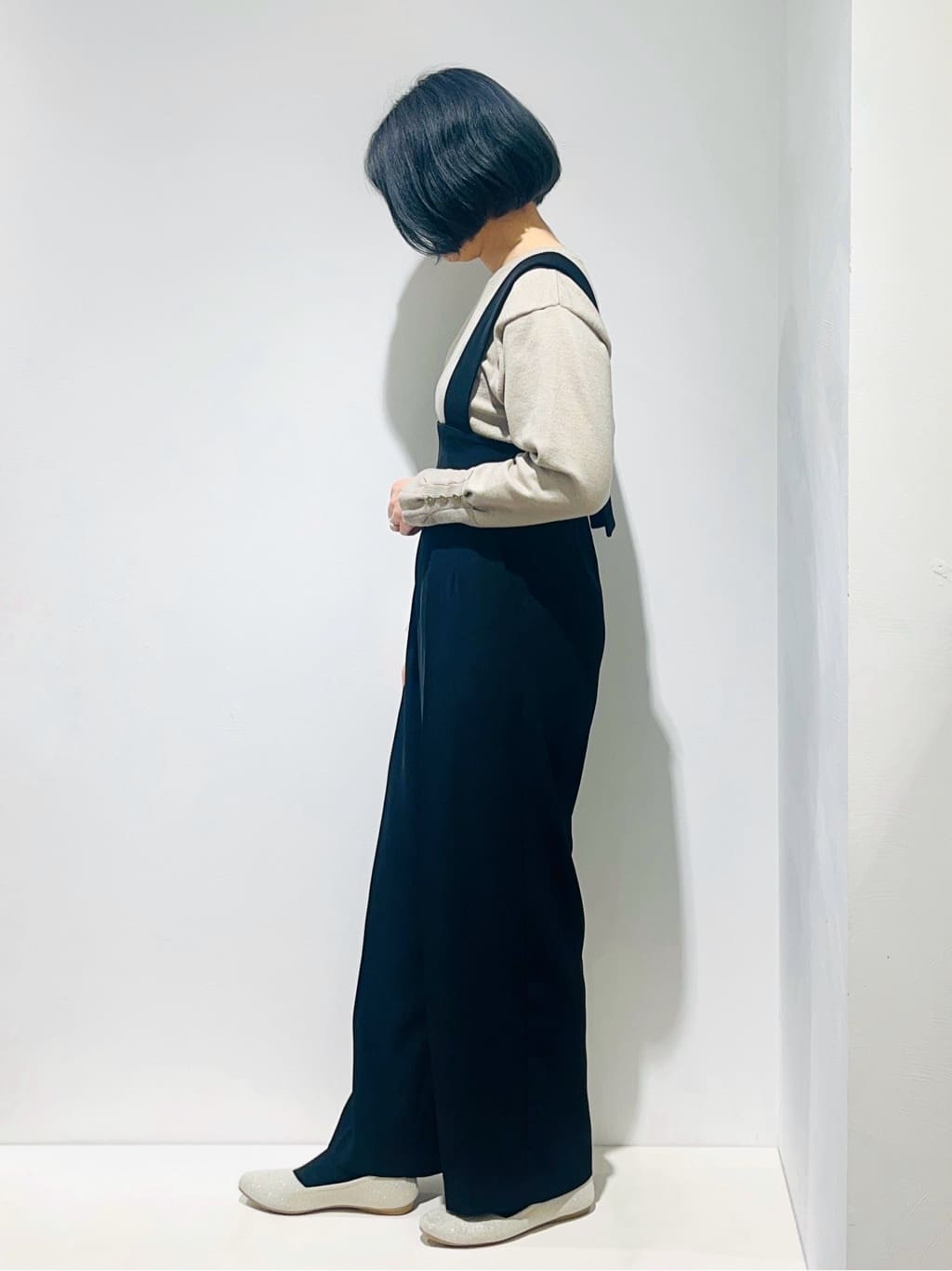 Fujiharuさんの「grove｜◆タックスリーブニット」を使ったコーディネート