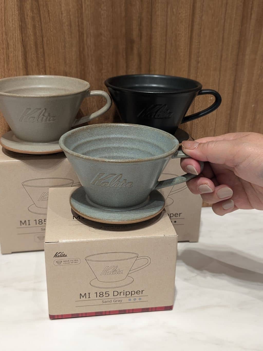 うしさんの「212 KITCHEN STORE｜MI185ドリッパー GY ＜kalita カリタ＞」を使ったコーディネート