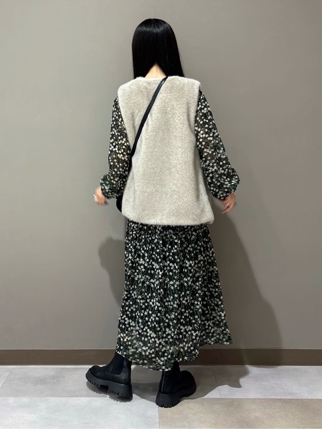 KEIKOさんの「INDIVI｜ミンク調フェイクファージレ」を使ったコーディネート