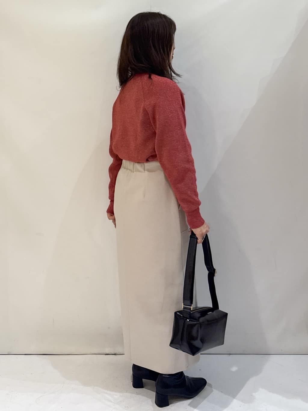 nakkoさんの「OPAQUE.CLIP｜ボタンデザインラメニット【洗濯機OK】」を使ったコーディネート