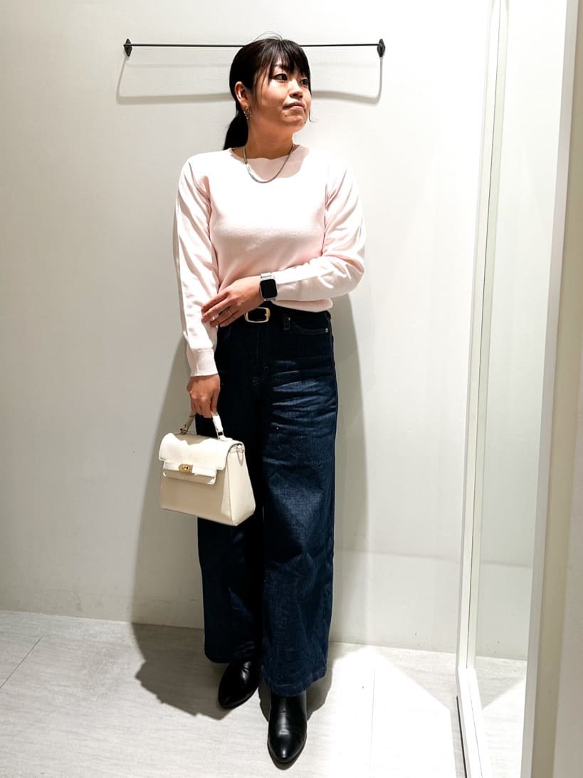 naoさんの「grove｜【SOMETHING&times;grove別注】LISAWIDE DENIM PANTS」を使ったコーディネート