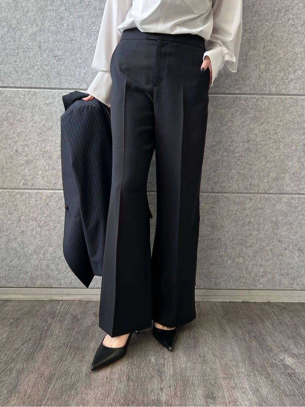harunaさんの「CODE A｜tailored mood over jacket」を使ったコーディネート