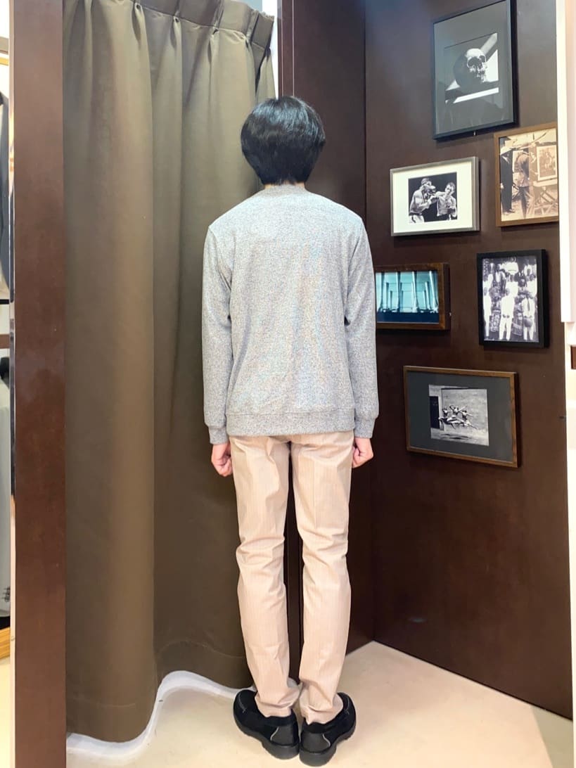 コバヤシさんの「TAKEO KIKUCHI｜【Made in JAPAN】播州織 ヘリンボン ストレート パンツ」を使ったコーディネート