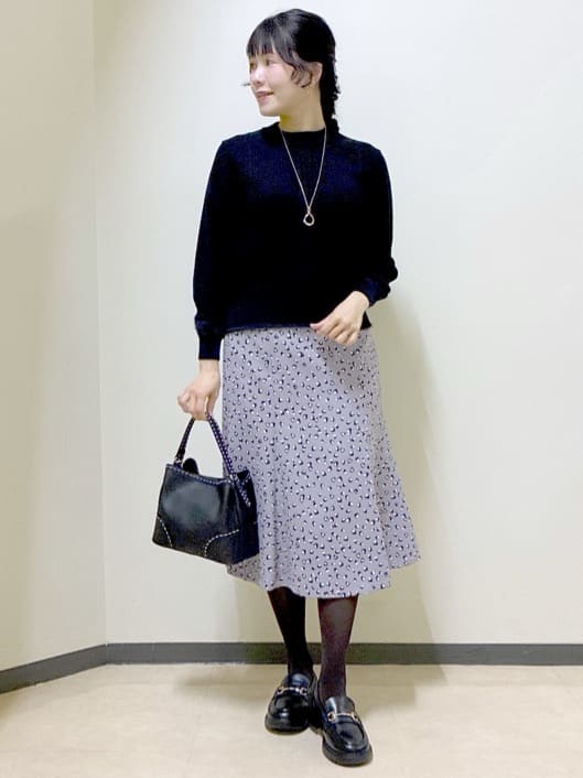  beni_gingerさんの「Reflect｜ソフトフレアプリントスカート」を使ったコーディネート