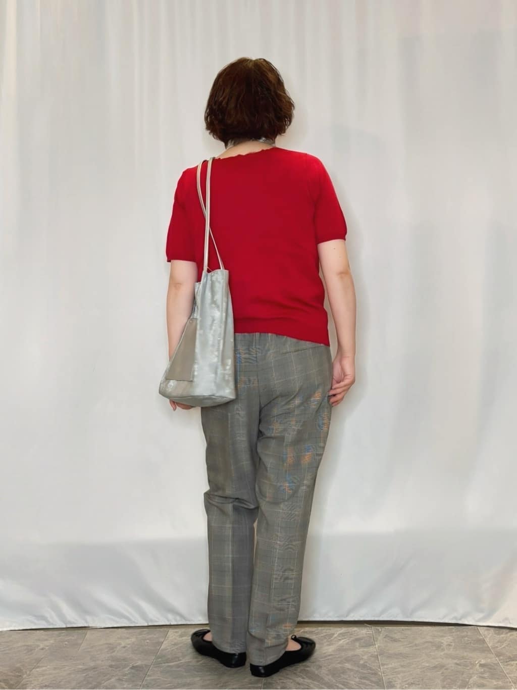 たみさんの「SHOO･LA･RUE｜【洗える/S-LL/前後2WAY】きれい見え 刺繍ニットカーディガン」を使ったコーディネート