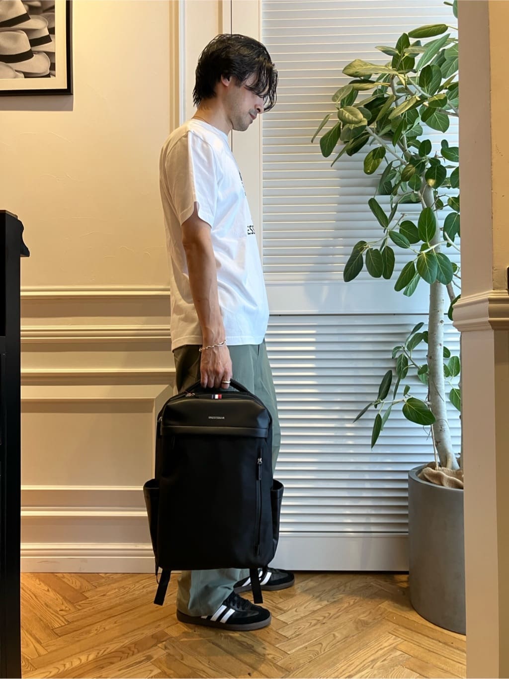 junyaさんの「DRESSTERIOR｜【荷重軽減】サスペンション バックパック」を使ったコーディネート