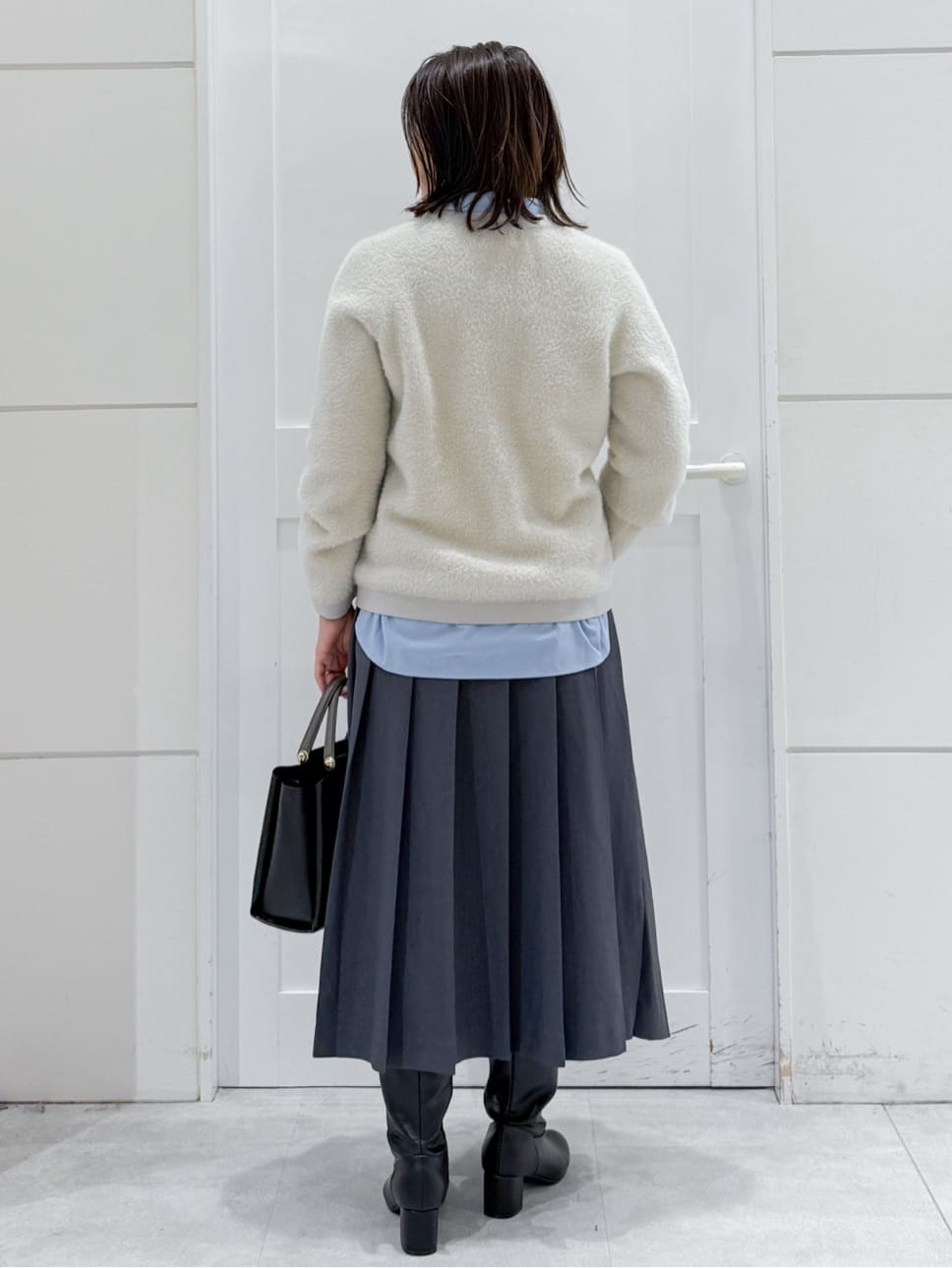 yuka.aさんの「OPAQUE.CLIP｜ポケット刺繍レギュラーカラーシャツ【洗濯機OK】」を使ったコーディネート