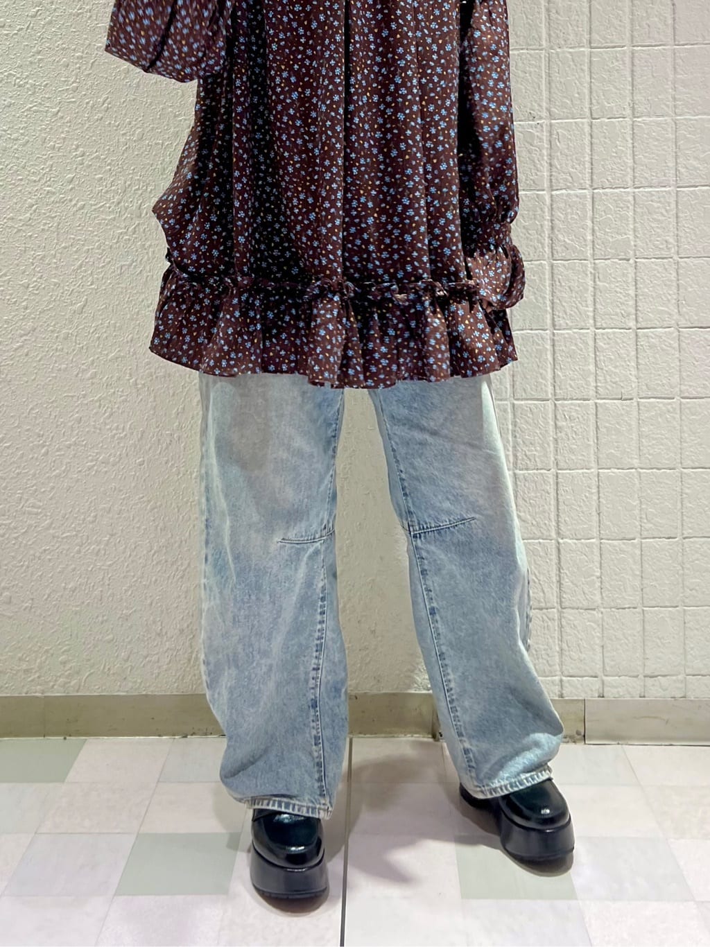 TAKAさんの「ESPERANZA｜厚底サボローファー」を使ったコーディネート