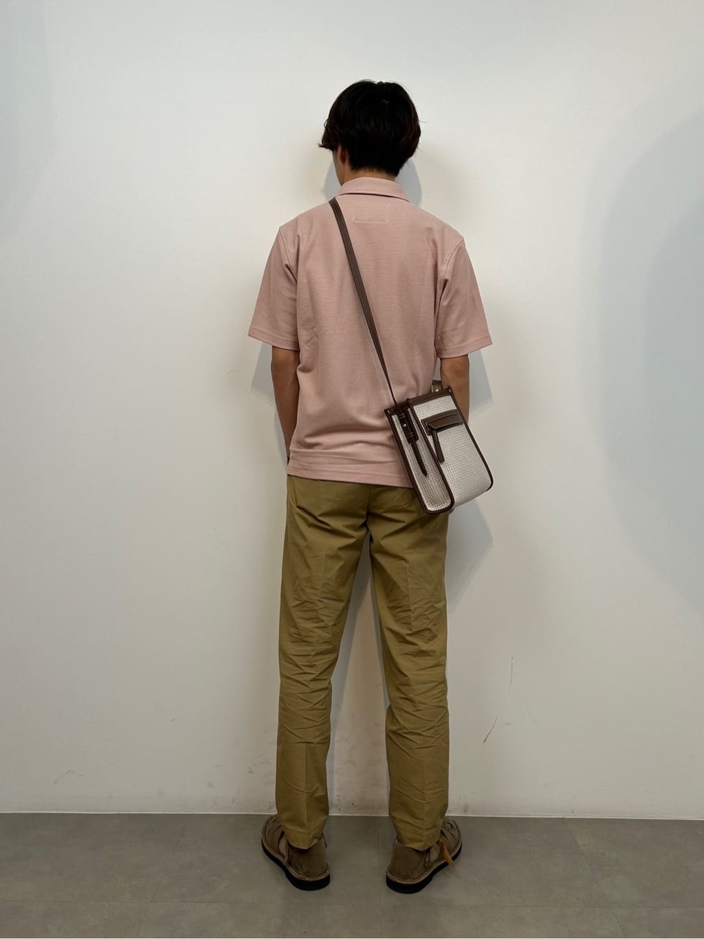 SHOSEIさんの「TAKEO KIKUCHI｜【抗菌防臭／9色5サイズ展開】ハニカムメランジ ポロシャツ」を使ったコーディネート