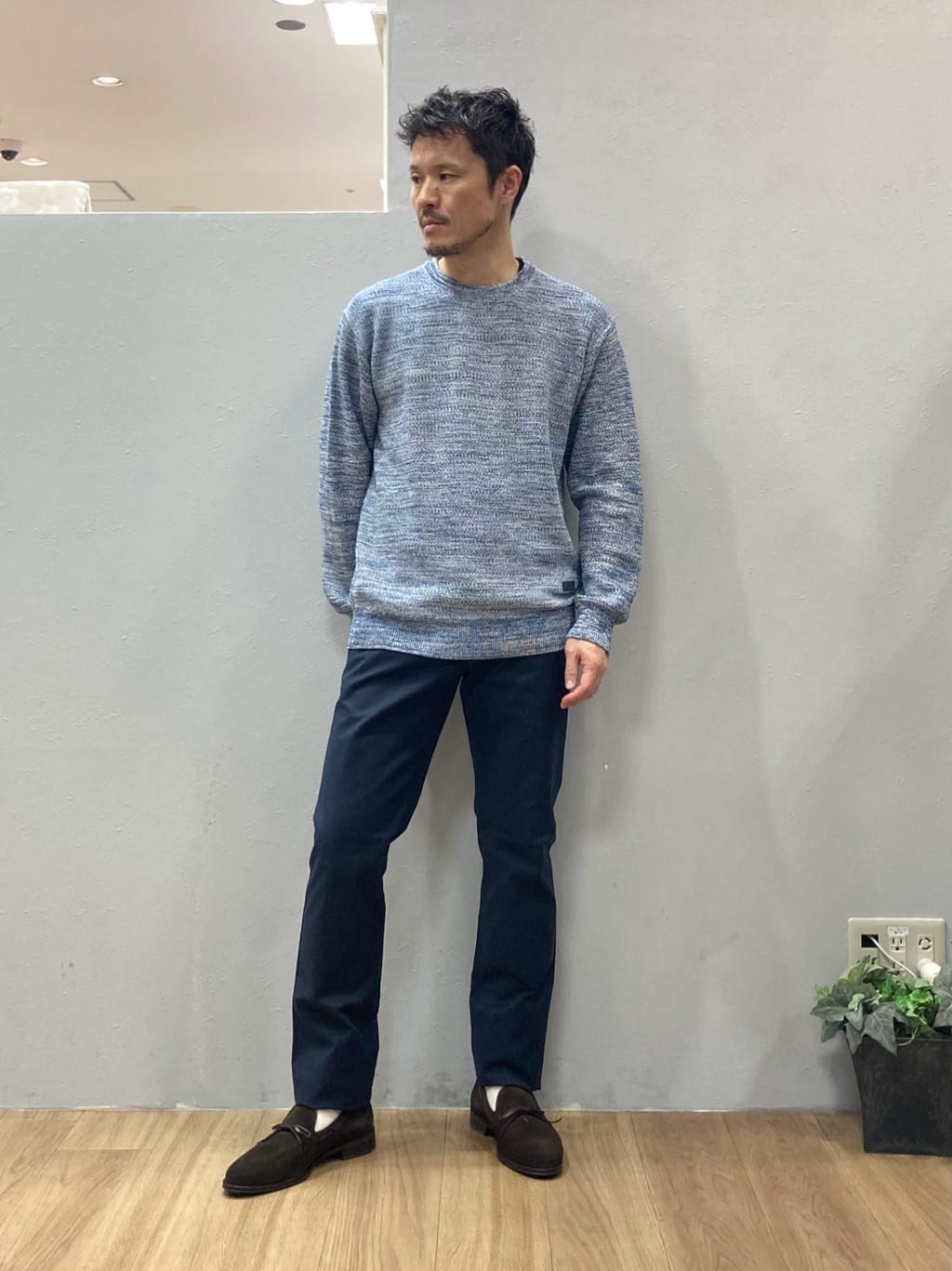 シュンさんの「TAKEO KIKUCHI｜【ウールカシミヤブレンド】ビーバー調 スタンドカラー コート」を使ったコーディネート
