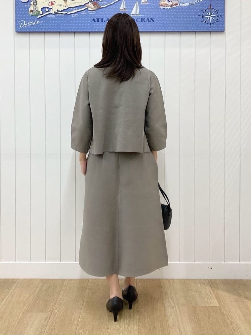 yoshiさんの「Dessin｜【入卒/セレモニー/単品使い2WAY可能】ニットセットアップ」を使ったコーディネート