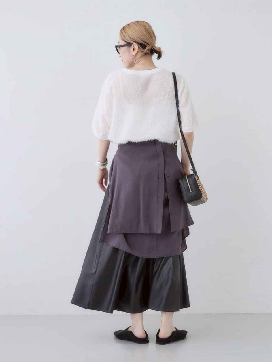 kotakiさんの「INDIVI｜ヘアリージャカードトップス」を使ったコーディネート