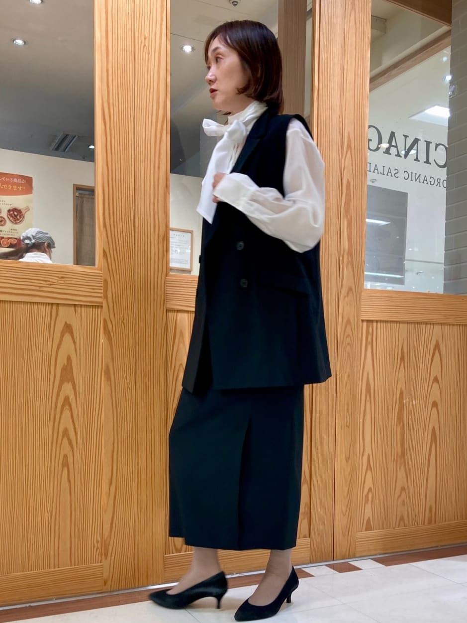 ゆうさんの「UNTITLED｜【セットアップ可/洗える】スラブテーラードカラージレ」を使ったコーディネート