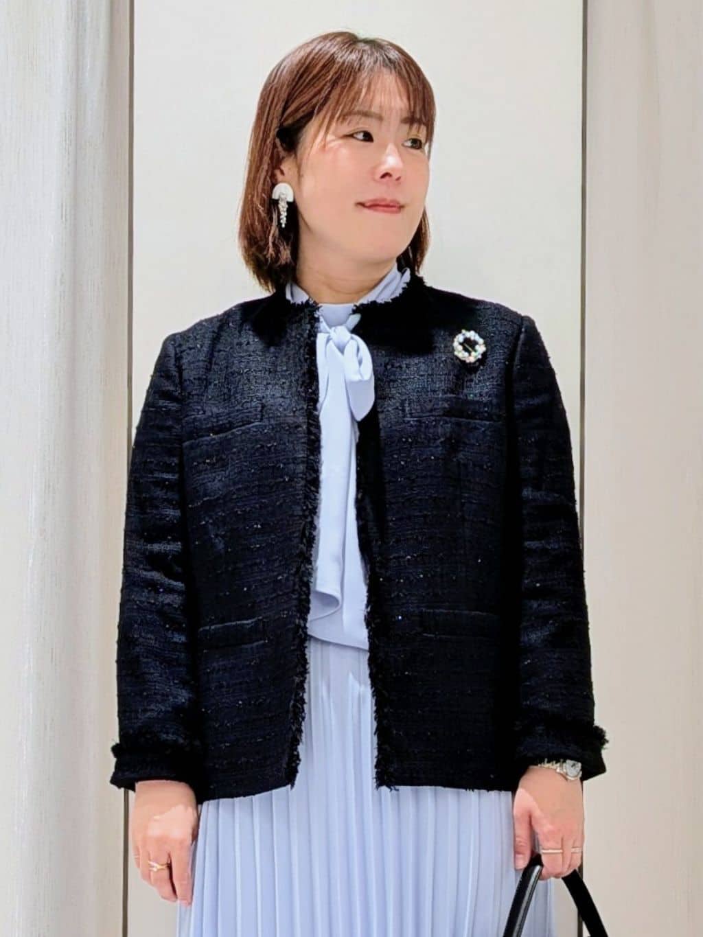 Onumaさんの「UNTITLED｜【仕事着/スーツ】ファンシーツイード ジャケット」を使ったコーディネート