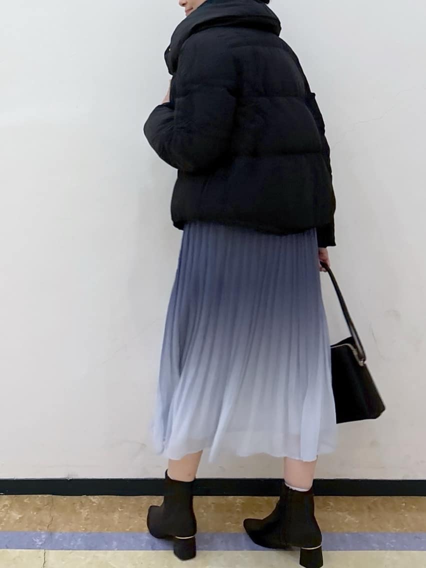 akariさんの「index｜KAWADAダウンショートコート【撥水／洗濯機OK／静電気防止裏地】《XS～LL》」を使ったコーディネート