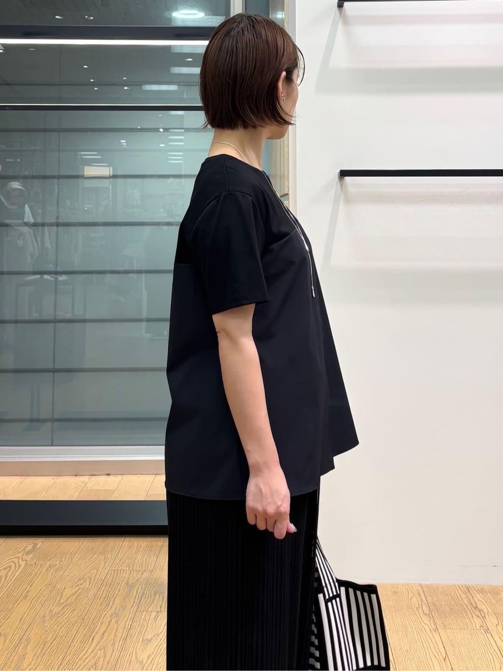 asamiさんの「INDIVI｜【洗える】ビスチェレイヤード風トップス」を使ったコーディネート