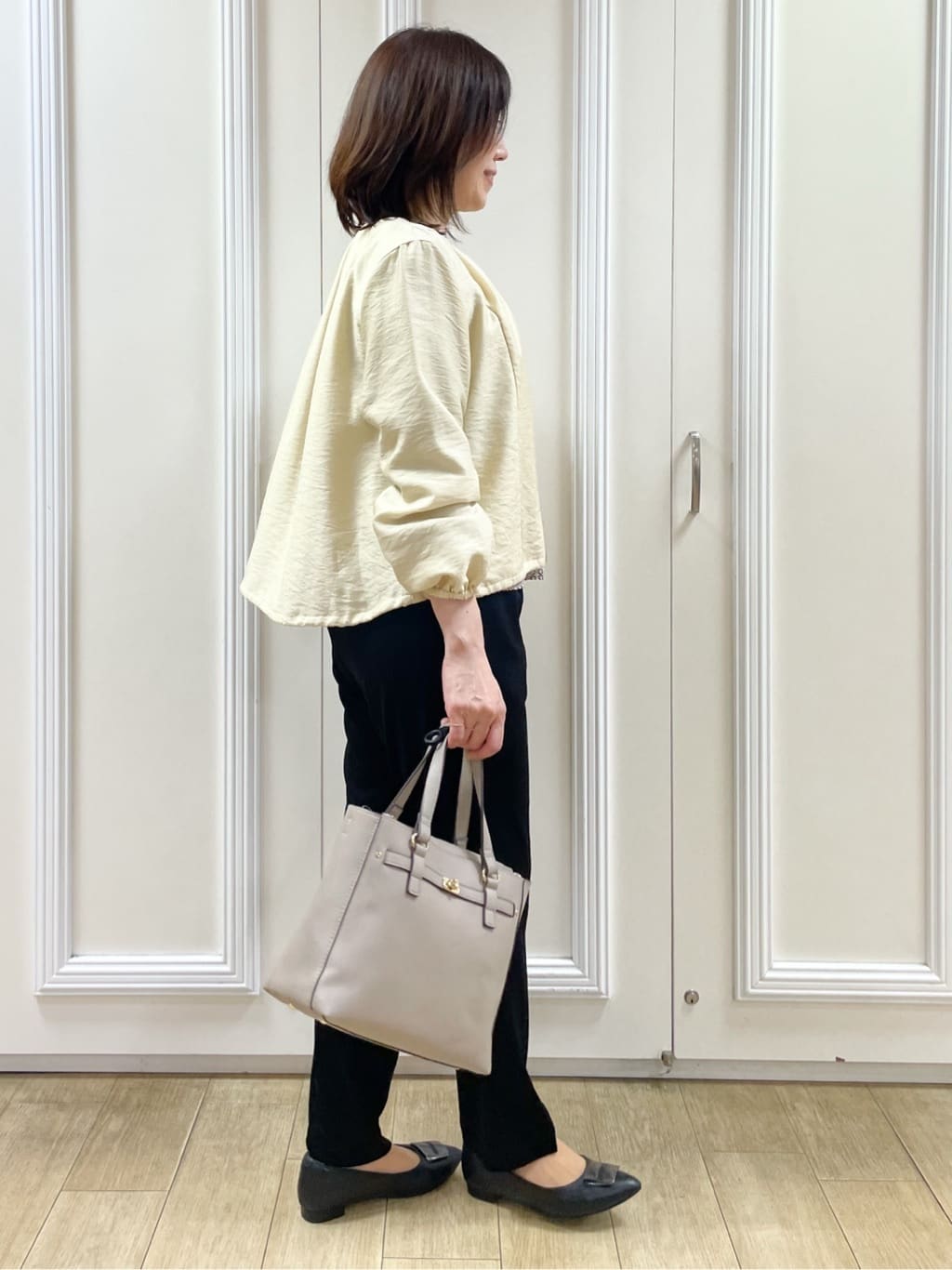 めいさんの「Reflect｜【ライトアウター／ゆったり羽織れる／気軽な羽織りに◎】ライトブルゾン」を使ったコーディネート