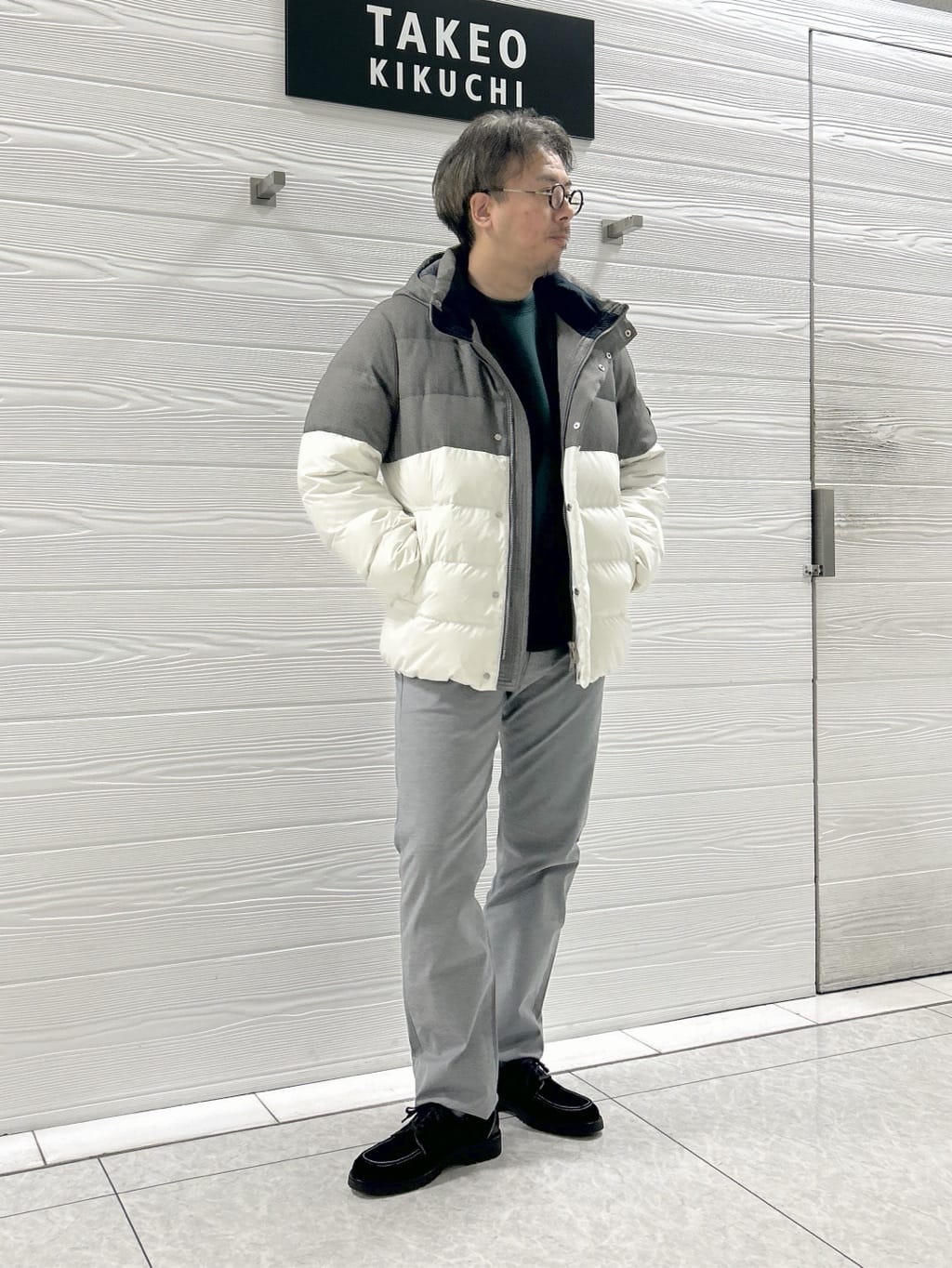 すーさんの「TAKEO KIKUCHI｜【Made in JAPAN】播州織 ストレッチ パンツ」を使ったコーディネート