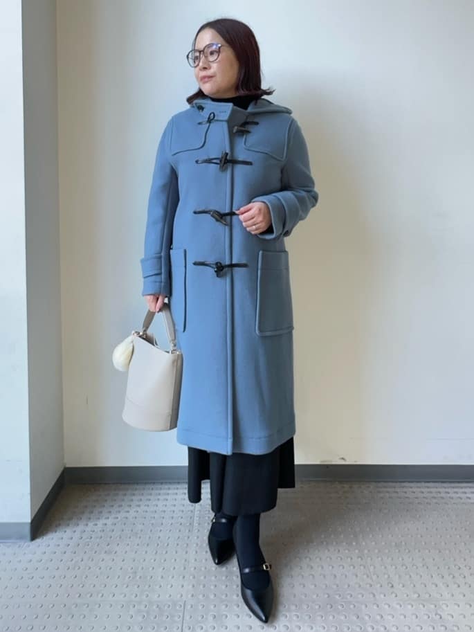Asamiさんの「DRESSTERIOR｜Superfineリサイクルメルトンダッフルコート」を使ったコーディネート