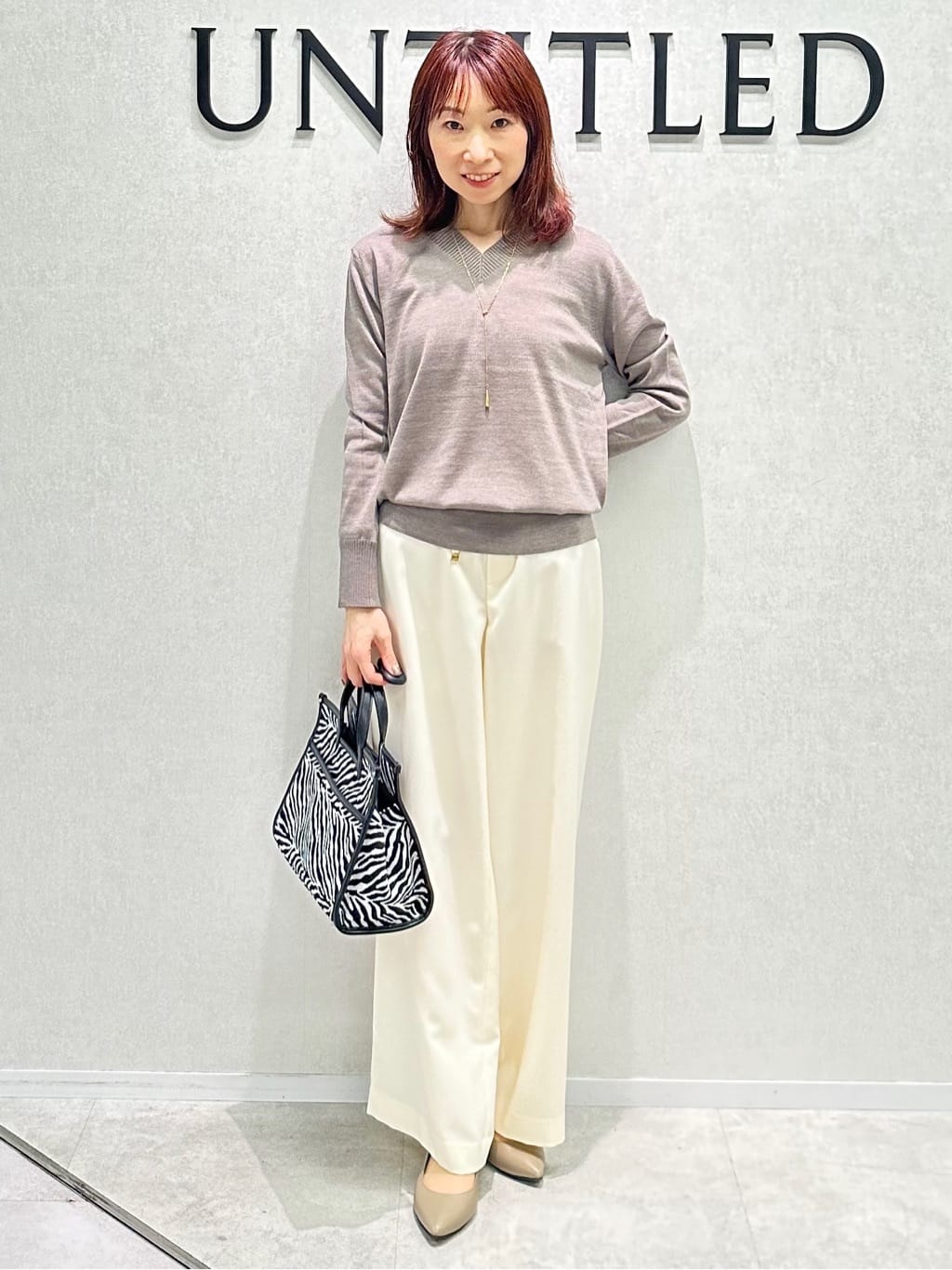 Miwaさんの「UNTITLED｜【ステンレス】Y字ドロップネックレス」を使ったコーディネート