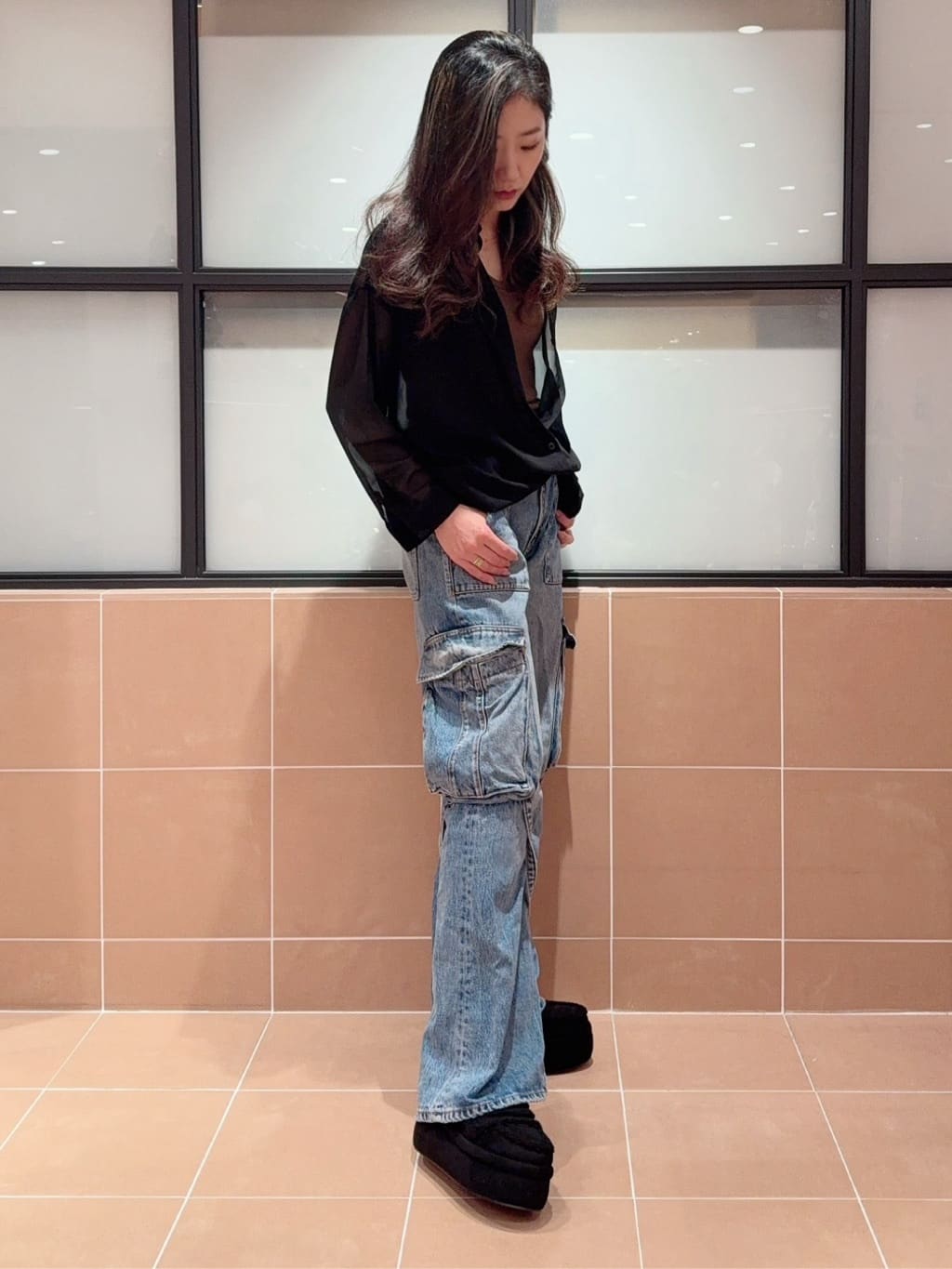 kaoriさんの「ESPERANZA｜ふわもこボアサボ」を使ったコーディネート