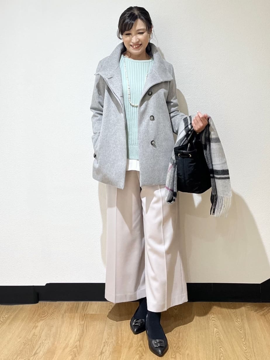 ayaさんの「Reflect｜【ゆったり着られる◎】ワイドリブニットプルオーバー」を使ったコーディネート