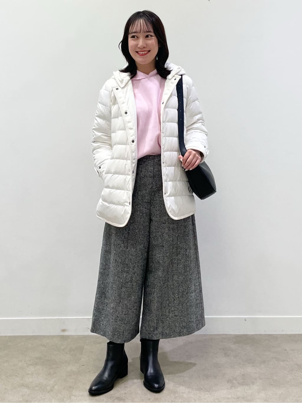 yukariさんの「Dessin｜【撥水・2WAY】ミュラーダウンコートミドル丈」を使ったコーディネート