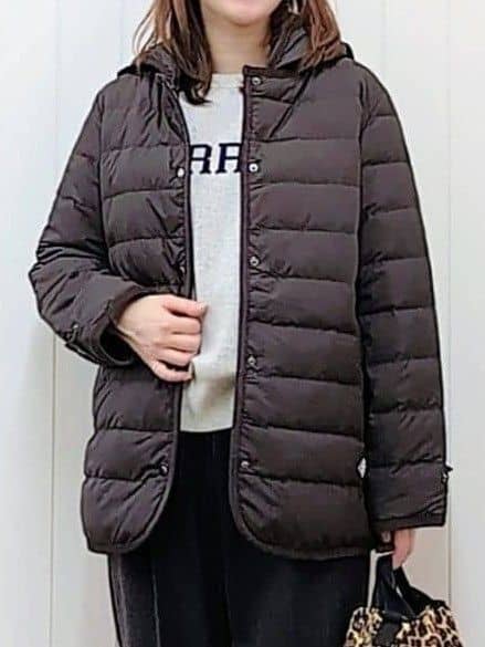 itoさんの「Dessin｜【撥水・2WAY】ミュラーダウンコートミドル丈」を使ったコーディネート
