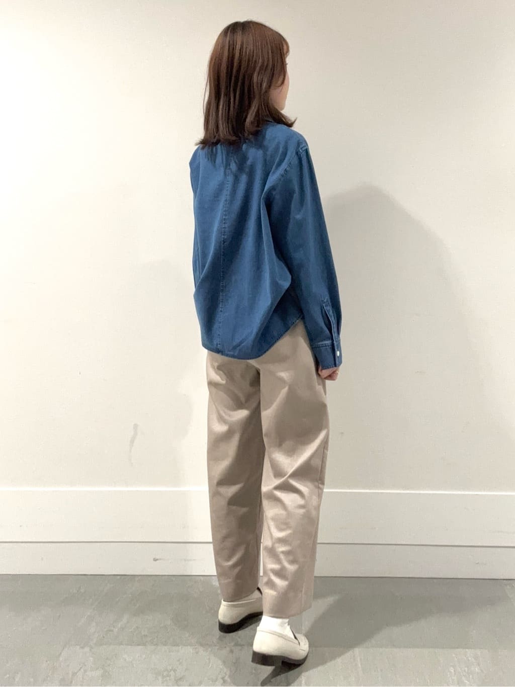 mioさんの「UNTITLED｜◆【後ろウエストゴム/洗える】梳毛調ソフトワイドパンツ」を使ったコーディネート