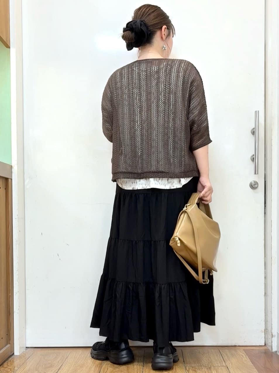 だいわさんの「SHOO･LA･RUE｜【洗える/S-LL】季節の変わり目に 透かし柄が涼やか ジップブルゾン」を使ったコーディネート