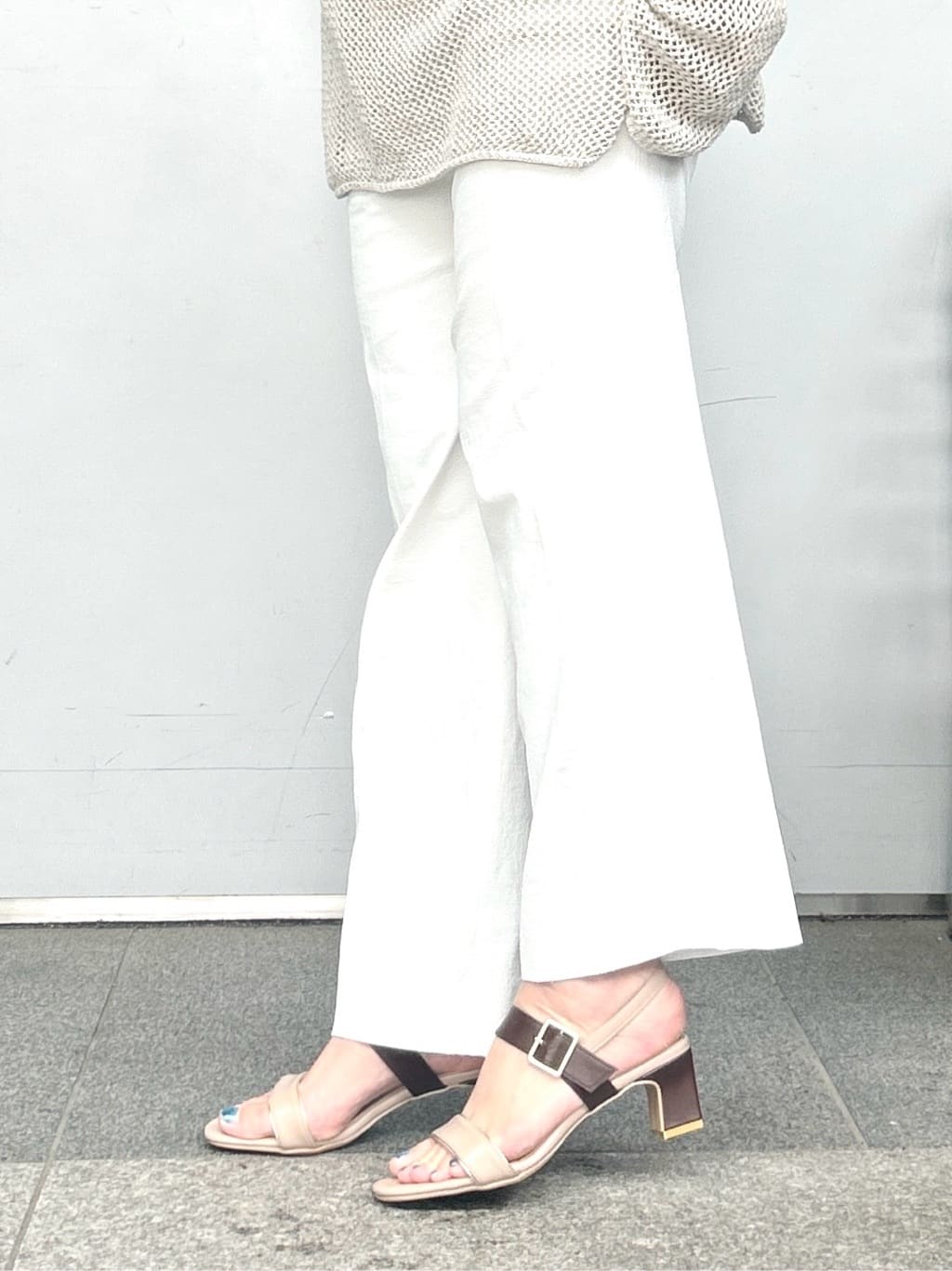 machikoさんの「ESPERANZA｜配色バックルベルトサンダル」を使ったコーディネート