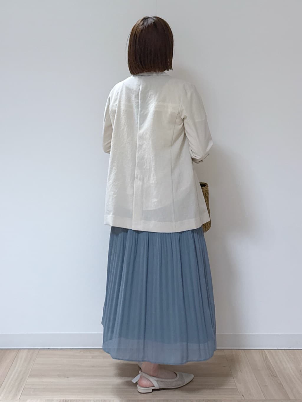 amiさんの「Reflect｜◆【マシンウォッシュ可／セットアップ可／通勤におすすめ】ドライタッチダブルジャケット」を使ったコーディネート