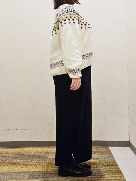 okayuさんの「THE SHOP TK｜【すっきり見えシルエット】上品ふわもこ中綿ブルゾン」を使ったコーディネート