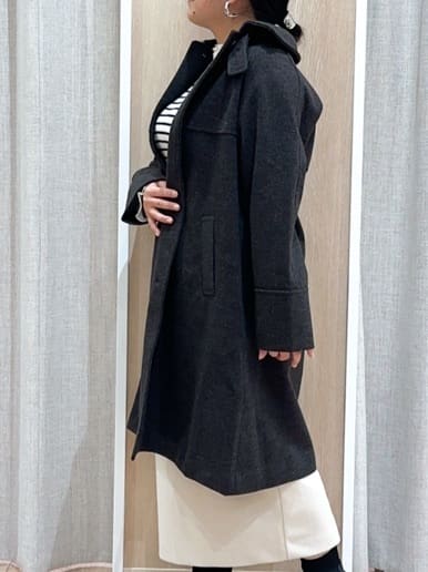 naoさんの「grove｜クラシカルな佇まい 大人のステンカラーロングコート」を使ったコーディネート