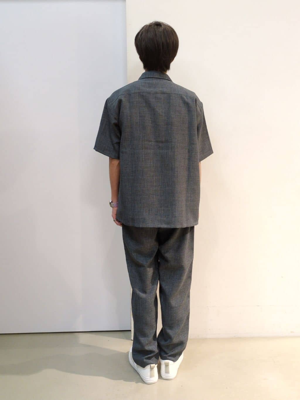 takeさんの「THE SHOP TK｜◆リネンライク半袖シャツ セットアップ可」を使ったコーディネート