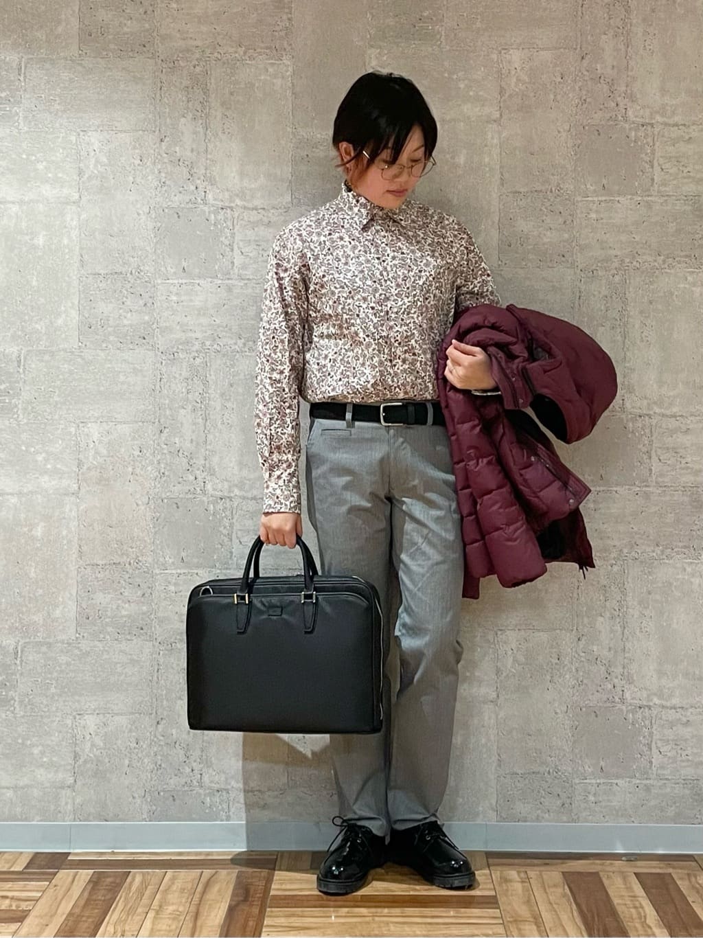Kudou Cさんの「TAKEO KIKUCHI｜【全7サイズ&times;8色展開！】トップマルチヘリンボン パンツ」を使ったコーディネート